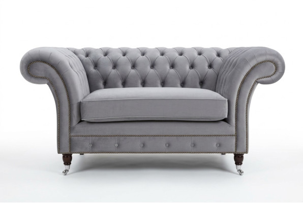 Canapé Chesterfield Sofa Garniture Rembourrée 1,5 Places Canapés Classique Fauteuil Une Place