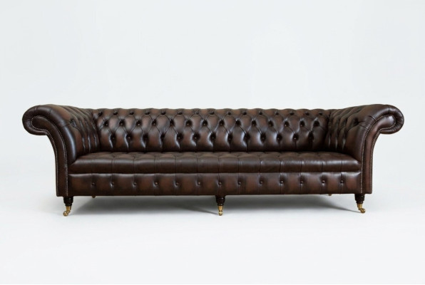 Classique Chesterfield Canapé en Cuir de Luxe Design de Sofa 4 Places neuf