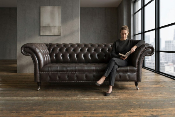 Canapé en tissu chesterfield canapé en cuir canapé canapé rembourrage salon fabriqué sur mesure