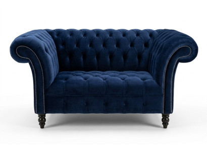 Chesterfield Sofa Canapé Ensemble rembourré 1,5 places Canapés Classique Une place