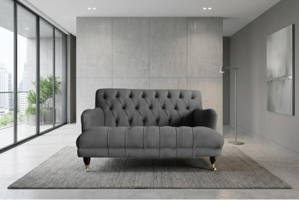 Canapé Chesterfield 2 places canapé d'assise rembourré sofas rembourrés ensemble de sièges neuf