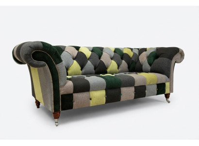 Canapé trois places Design en tissu pour canapé 3 places trois places Chesterfield nouveau