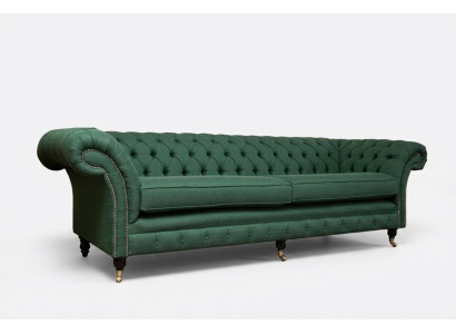 Bouton Canapé Chesterfield Canapés 4 places Canapé Tissu d'ameublement Salon Meubles