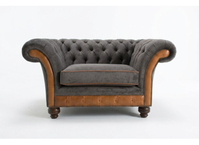 Fauteuil individuel Club canapé Chesterfield original Angleterre meuble neuf