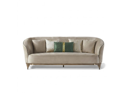Design 3 places Trois canapés Club Lounge Sofa Upholstery Canapé en tissu
