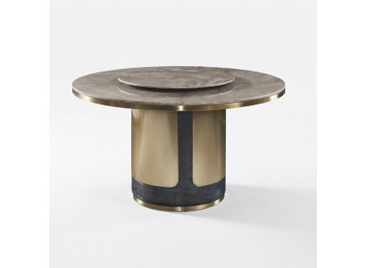 Conception Table en bois Table à manger ronde Tables à manger rondes 135cm Classe de luxe décorative