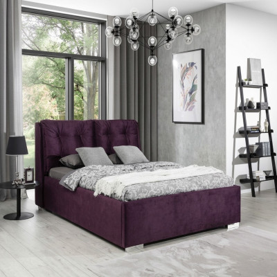 Conception Bett Lit de luxe Lits luxueux Textile Chambre moderne 140/160/180/200