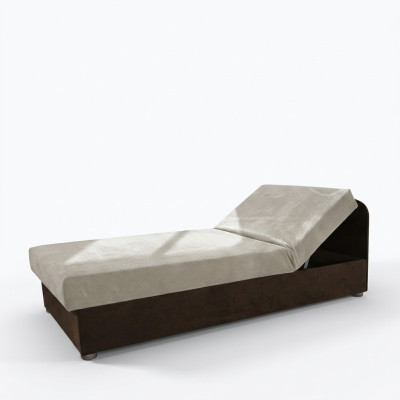Lit Lits 80*200 Chambre à coucher Cuir Rembourrage Textile Cadre de lit Tissu Textile
