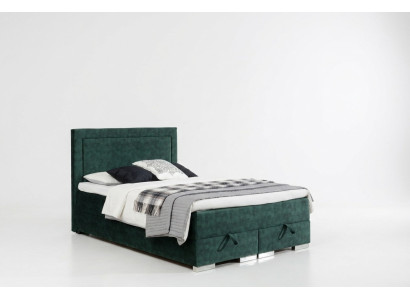 Lit boxspring céleste lit double avec matelas et surmatelas lit vert