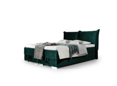 Lits Boxspring Lit Rembourré Similicuir Designer Hôtel Double Luxe Design Neuf
