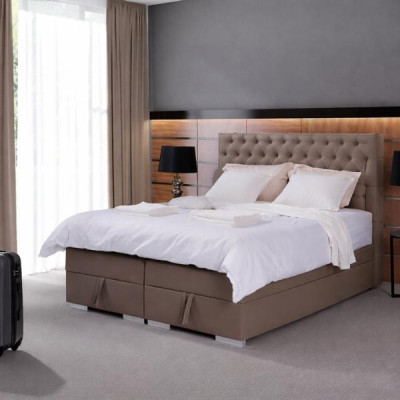 Chambre de luxe Lit Design d'ameublement Luxe Lits doubles d'hôtel Chesterfield