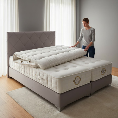 Topper - Matelas à zones multiples - Matelas exclusifs - Épaisseur King Size 7 zones