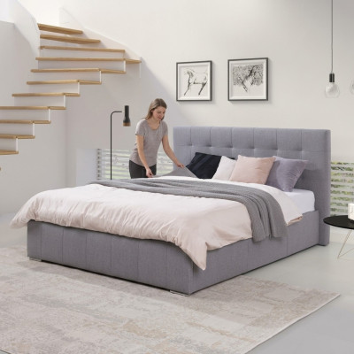 Cadres de lit, lit, chambre à coucher, lits, textile, cuir, hôtel, luxe, rembourré, design.
