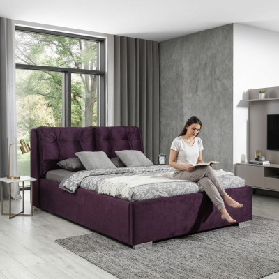 Design de matelas de lit de luxe double hôtel 180x200 cm chambre textile neuf