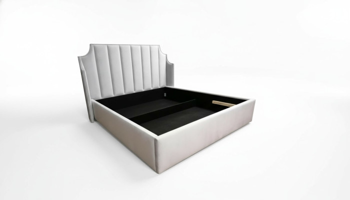 Conception de lit en cuir Lits Mariage Cadre Moderne Chambre en cuir Luxe Hôtel Double