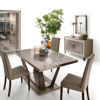 Table à manger Salle à manger Salon Suite Bois Design Meubles italiens