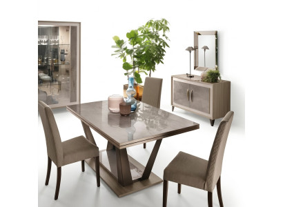 Table à manger Salle à manger Salon Suite Bois Design Meubles italiens