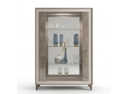 Ziegenbrustvitrine Kommodenvitrine Kommoden Vitrine Glas Designer Kleiderschränke Schränke