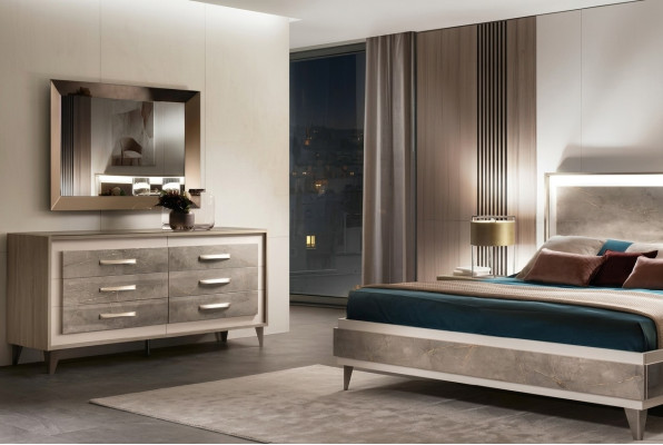 Commode à tiroirs Designer Buffet latéral Buffet bas Étagère de salon de luxe