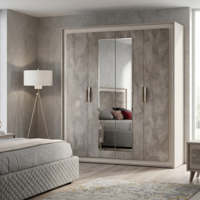 Armoire de vêtements de luxe Armoires pour vêtements Armoires de salon Mobilier en bois italien