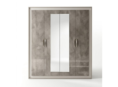 Armoire de vêtements de luxe Armoires pour vêtements Armoires de salon Mobilier en bois italien