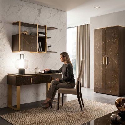 Armoire Armoire Armoires Étagère de chambre Meubles de style italien