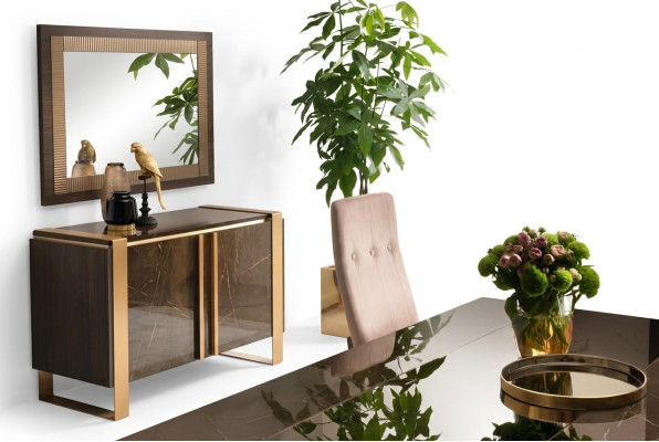 Commode Designer Buffet bas Buffet bas Armoire Salon Étagère décorative