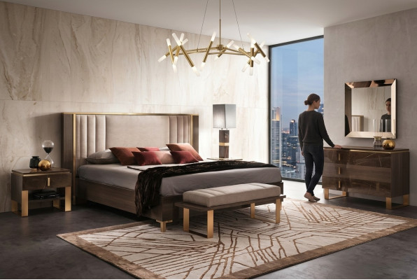 Arredo Alassic Meubles 3 pièces. Suite italienne Chambre à coucher Tables de chevet Set