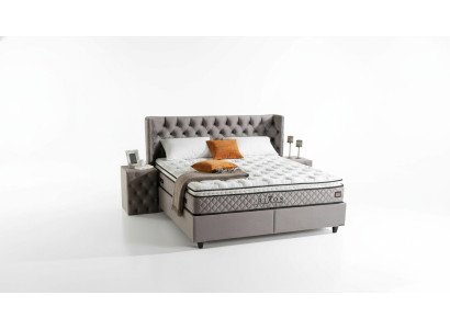 Structure de lit Tissu Meubles Luxe Lits modernes Textile de lit Conception de chambre