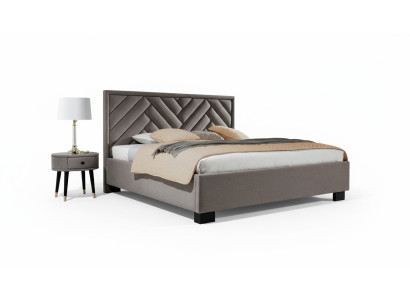 Lit 2x Table de chevet 3 pcs. Ensembles de chambre à coucher Design Lits de luxe Ensemble complet