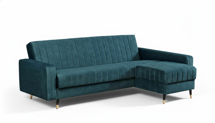 Canapé d'angle de luxe en design canapé-lit rembourré d'angle sur mesure possible