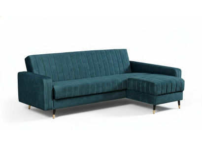 Canapé d'angle de luxe en design canapé-lit rembourré d'angle sur mesure possible
