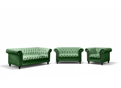 Ensemble de designers modernes 31 places Chesterfield Canapés Ensemble de salon