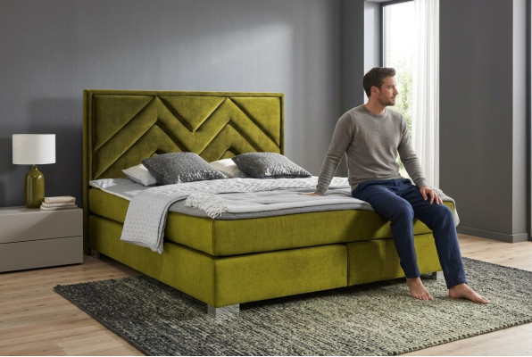 Textile de lit Design de chambre Mobilier de luxe moderne Lits 160x200 Cadre de lit