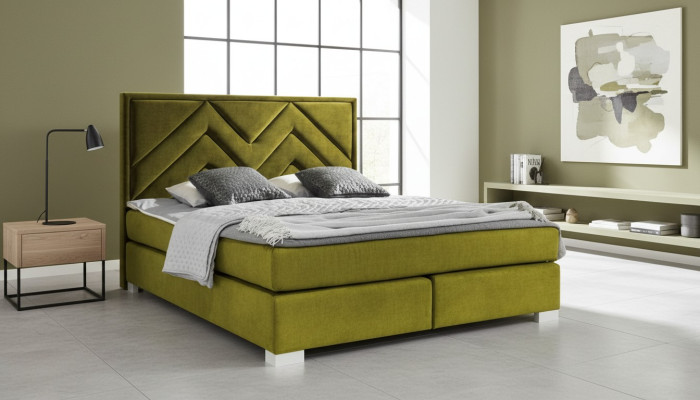 Textile de lit Design de chambre Mobilier de luxe moderne Lits 160x200 Cadre de lit