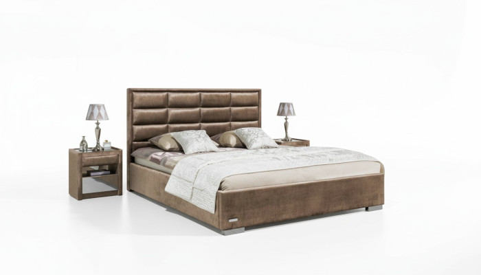 Textile de lit Design de chambre Mobilier Lits modernes de luxe Cadres Rembourrage neuf