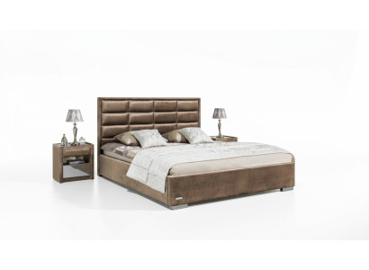 Textile de lit Design de chambre Mobilier Lits modernes de luxe Cadres Rembourrage neuf