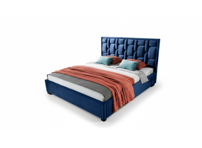 Le design de la chambre à coucher du lit de concepteur Blue Mobilier de design de lit de luxe moderne nouveau