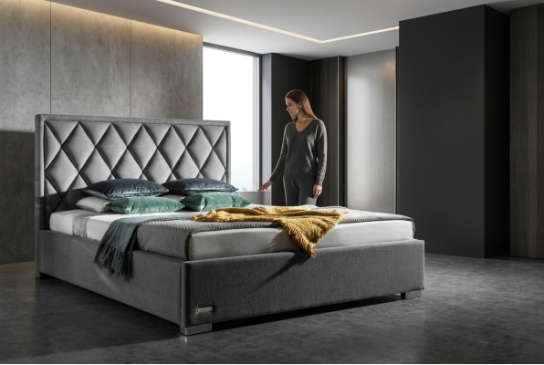 Linge de lit de designer Conception de chambre Meubles de luxe Lits Rembourrage Cadre nouveau