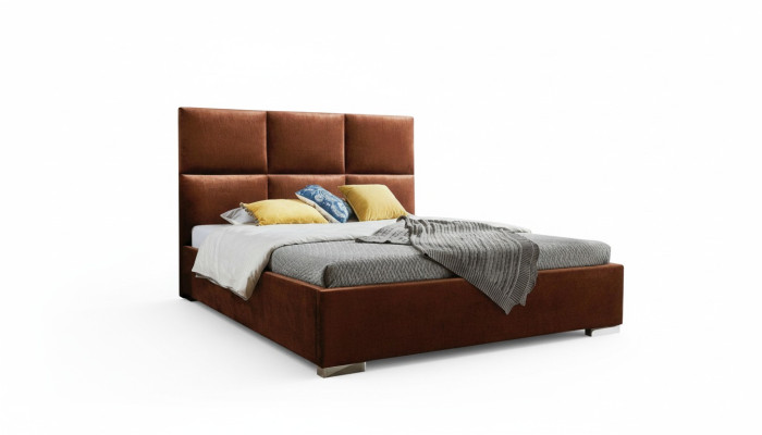 Lit de chambre moderne en tissu Chesterfield 180x200 lit double