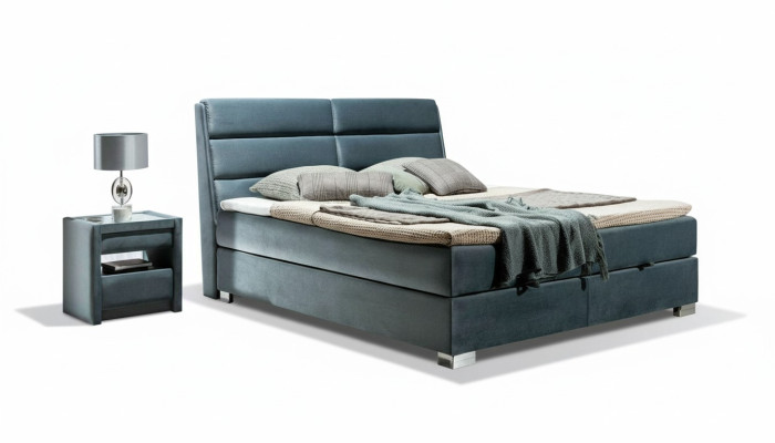 Textile de lit 2x Table de chevet 3 pièces. Ensemble de chambre à coucher Mobilier Lit Moderne Luxe nouveau