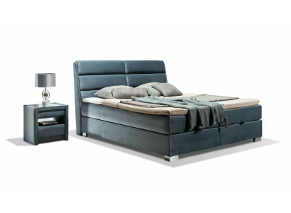 Textile de lit 2x Table de chevet 3 pièces. Ensemble de chambre à coucher Mobilier Lit Moderne Luxe nouveau