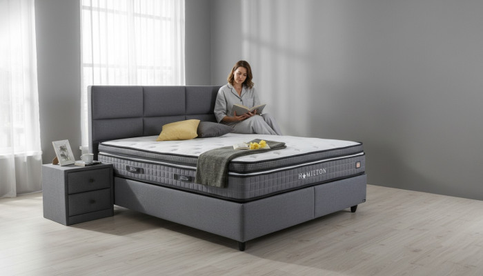 Cadre de lit Tissu Meubles Luxe Lits Modernes Lit Textile Chambre à coucher Design nouveau