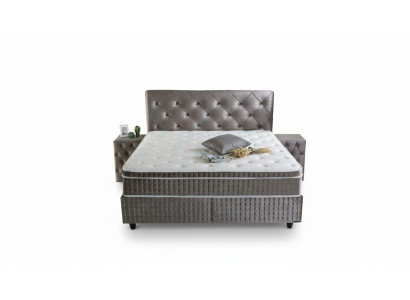 Ensemble de lit élégant de 3 pièces, table de nuit, meubles de luxe, matelas, chambre à coucher, nouvelle structure de lit