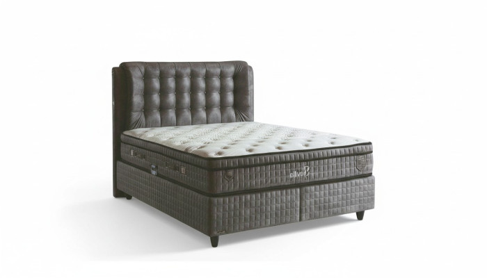 Jeu de meubles de chambre moderne de luxe avec 2 tables de nuit