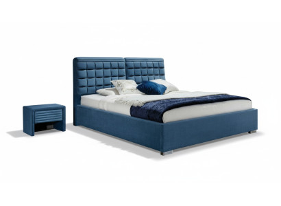 Lit boxspring de luxe Design Tissu Lits d'hôtel Chambre à coucher Mobilier double