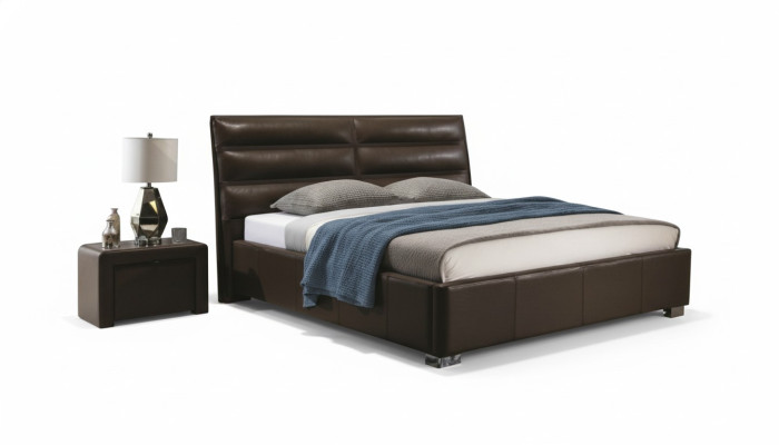 Meubles de luxe Lits modernes Cadres de lits Rembourrage Chambre à coucher Design 160x200 neuf