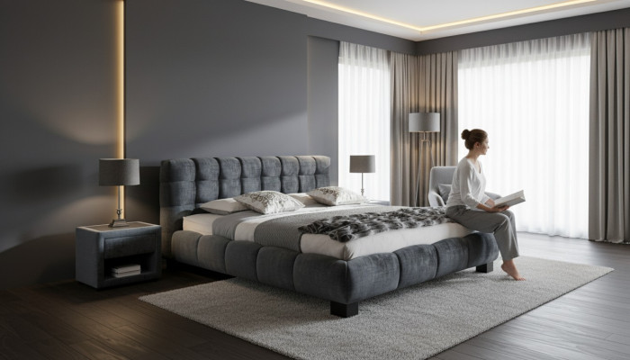 Chambre de luxe Lit Lits classiques Meubles de literie Mobilier moderne Cadre de lit nouveau