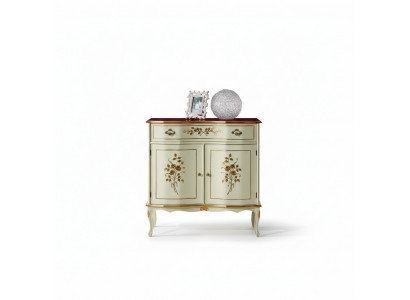 Salon Mobilier Classique Baroque de Luxe Buffet Commode en Bois Massif