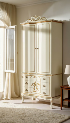 Armoire à vêtements en bois Style baroque rococo Meubles de chambre classiques Armoires neuves